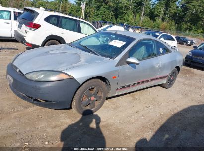 2000 MERCURY COUGAR V6 Silver  Gasoline 1ZWFT61L8Y5615769 photo #3