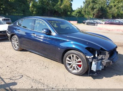 2015 INFINITI Q70 5.6X Blue  Gasoline JN1AY1ARXFM160066 photo #1