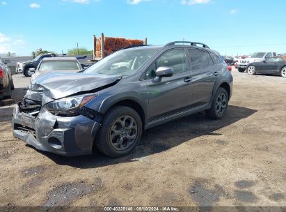 2021 SUBARU CROSSTREK SPORT Gray  Gasoline JF2GTHSC2MH657001 photo #3