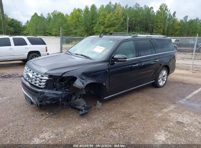 2019 FORD EXPEDITION MAX LIMITED Black  Gasoline 1FMJK1KTXKEA00746 photo #3