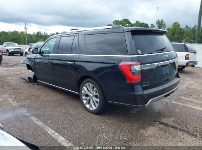 2019 FORD EXPEDITION MAX LIMITED Black  Gasoline 1FMJK1KTXKEA00746 photo #4