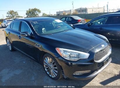 2015 KIA K900 LUXURY Black  Gasoline KNALW4D4XF6022817 photo #1