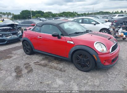 2013 MINI COUPE COOPER S Red  Gasoline WMWSX3C57DT466359 photo #1