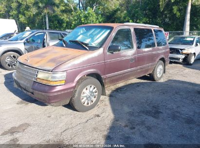 1995 PLYMOUTH VOYAGER SE Maroon  Gasoline 2P4GH45R2SR317451 photo #3