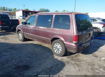 1995 PLYMOUTH VOYAGER SE Maroon  Gasoline 2P4GH45R2SR317451 photo #4