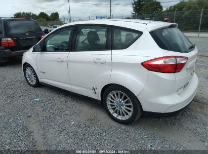 2013 FORD C-MAX HYBRID SE White  Hybrid 1FADP5AU7DL502591 photo #4