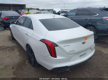 2023 CADILLAC CT4 PREMIUM LUXURY White  Gasoline 1G6DB5RL7P0104584 photo #4