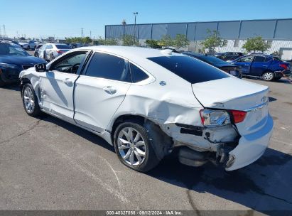 2018 CHEVROLET IMPALA 1LT White  Gasoline 2G1105S35J9116612 photo #4