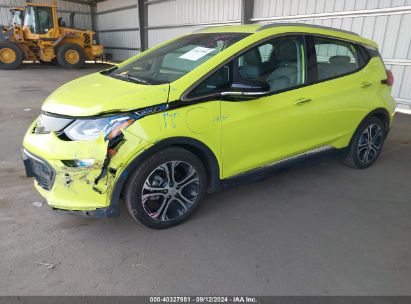 2019 CHEVROLET BOLT EV PREMIER Yellow  Electric 1G1FZ6S09K4101512 photo #3