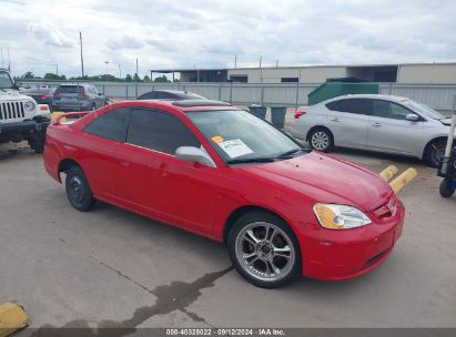 2001 HONDA CIVIC EX Red  Gasoline 1HGEM22961L039677 photo #1