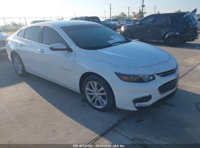 2018 CHEVROLET MALIBU LT White  Gasoline 1G1ZD5ST3JF274753 photo #1