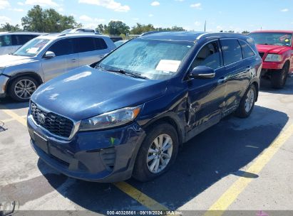 2019 KIA SORENTO 2.4L LX Blue  Gasoline 5XYPG4A31KG504709 photo #3