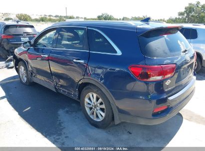 2019 KIA SORENTO 2.4L LX Blue  Gasoline 5XYPG4A31KG504709 photo #4