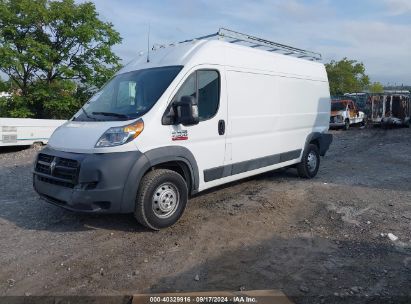 2018 RAM PROMASTER 2500 HIGH ROOF 159 WB White  Flexible Fuel 3C6TRVDG6JE147740 photo #3