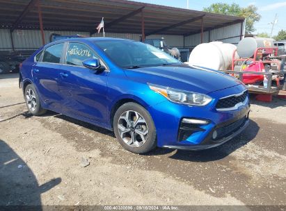 2019 KIA FORTE LXS Blue  Gasoline 3KPF24AD9KE083113 photo #1