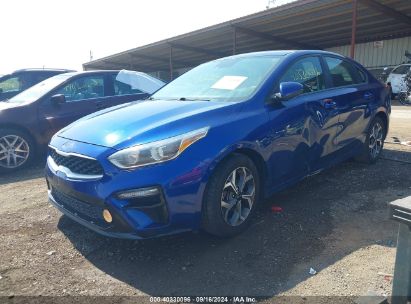 2019 KIA FORTE LXS Blue  Gasoline 3KPF24AD9KE083113 photo #3