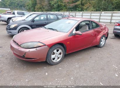 2000 MERCURY COUGAR I4 Red  Gasoline 1ZWFT6031Y5622449 photo #3