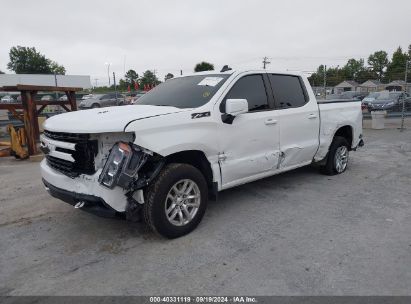 2021 CHEVROLET SILVERADO 1500 4WD  SHORT BED RST White  Gasoline 1GCUYEEL5MZ424009 photo #3