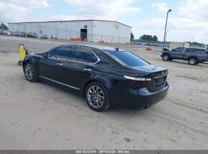 2008 LEXUS LS 460 Black  Gasoline JTHBL46F985084156 photo #4