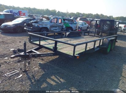 2016 LOAD TRAIL 18' UTILITY TRAILER Black  Other 4ZEUT1825G1108487 photo #3