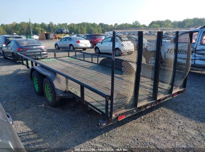 2016 LOAD TRAIL 18' UTILITY TRAILER Black  Other 4ZEUT1825G1108487 photo #4