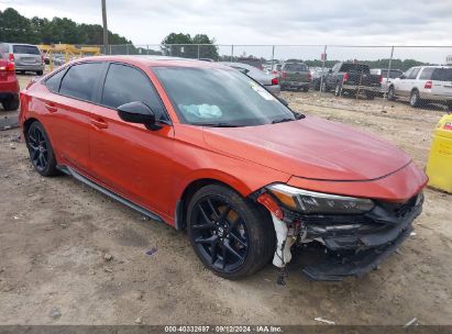 2023 HONDA CIVIC SI SEDAN Orange  Gasoline 2HGFE1E55PH472322 photo #1