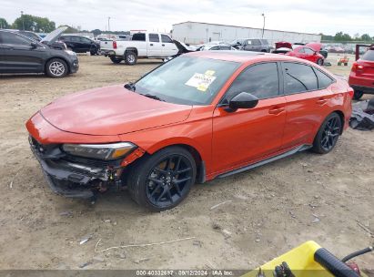 2023 HONDA CIVIC SI SEDAN Orange  Gasoline 2HGFE1E55PH472322 photo #3