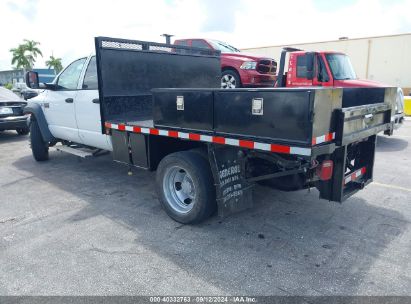 2008 DODGE RAM 4500 HD CHASSIS ST/SLT/LARAMIE White  Diesel 3D6WC68AX8G134856 photo #4