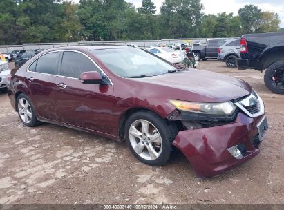 2009 ACURA TSX Maroon  Gasoline JH4CU26629C007843 photo #1