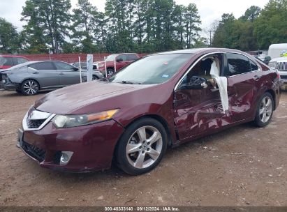 2009 ACURA TSX Maroon  Gasoline JH4CU26629C007843 photo #3