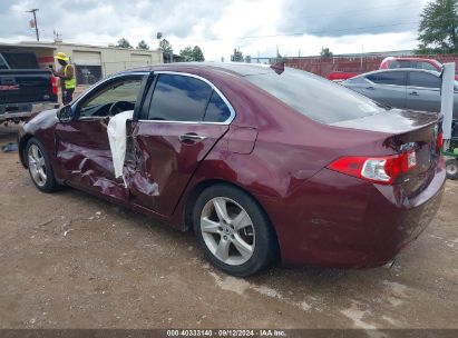 2009 ACURA TSX Maroon  Gasoline JH4CU26629C007843 photo #4