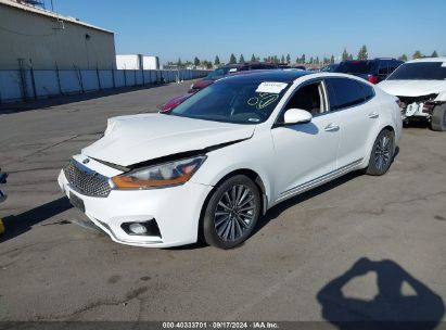 2017 KIA CADENZA PREMIUM White  Gasoline KNALC4J13H5057257 photo #3