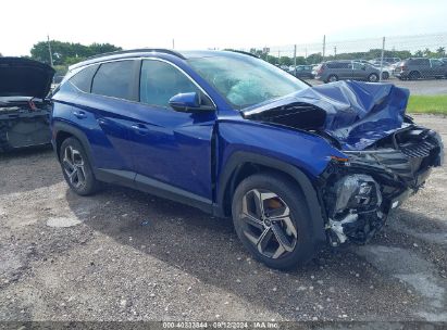 2022 HYUNDAI TUCSON SEL Blue  Gasoline 5NMJC3AE6NH078166 photo #1