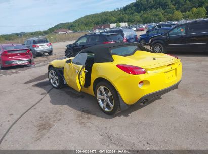 2007 PONTIAC SOLSTICE Yellow  Gasoline 1G2MB35B07Y136300 photo #4