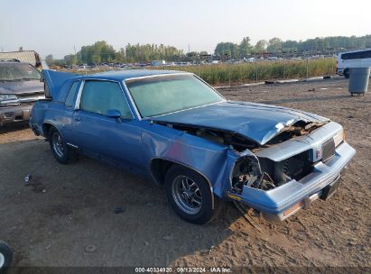 1987 OLDSMOBILE CUTLASS SUPREME BROUGHAM Blue  Gasoline 1G3GM11YXHP326453 photo #1