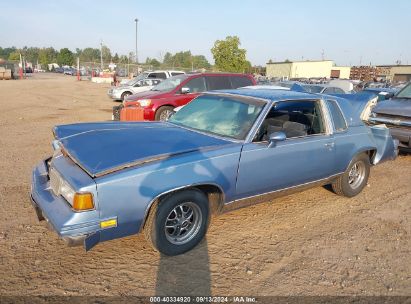 1987 OLDSMOBILE CUTLASS SUPREME BROUGHAM Blue  Gasoline 1G3GM11YXHP326453 photo #3