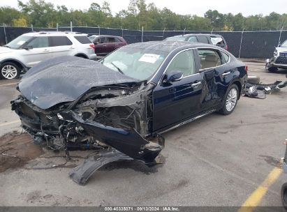 2015 INFINITI Q70L 3.7 Dark Blue  Gasoline JN1BY1PPXFM602032 photo #3