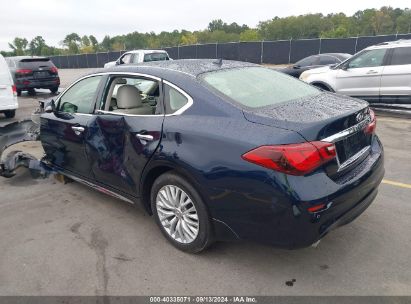 2015 INFINITI Q70L 3.7 Dark Blue  Gasoline JN1BY1PPXFM602032 photo #4