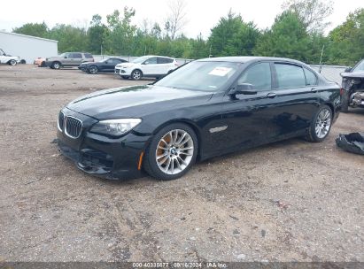 2015 BMW 740LI Black  Gasoline WBAYE4C54FD947429 photo #3