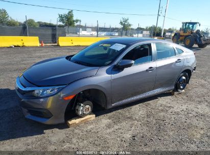 2017 HONDA CIVIC EX Gray  Gasoline 2HGFC2F75HH515800 photo #3