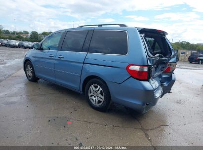 2005 HONDA ODYSSEY EX-L Light Blue  Gasoline 5FNRL38605B115330 photo #4