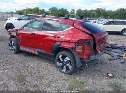 2024 HYUNDAI KONA LIMITED Maroon  Gasoline KM8HECA33RU054666 photo #4