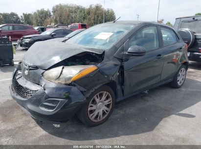 2012 MAZDA MAZDA2 SPORT Black  Gasoline JM1DE1KZ5C0133121 photo #3