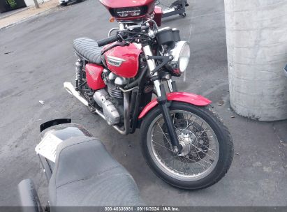 2011 TRIUMPH MOTORCYCLE THRUXTON 900 Red  Other SMT920K12BT456432 photo #1