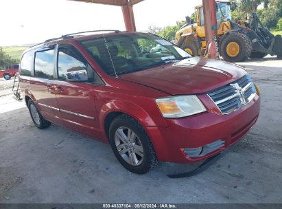 2008 DODGE GRAND CARAVAN SXT Red  Gasoline 2D8HN54X08R686293 photo #1