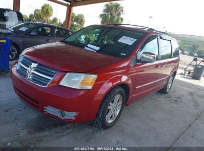 2008 DODGE GRAND CARAVAN SXT Red  Gasoline 2D8HN54X08R686293 photo #3