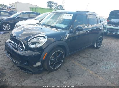 2016 MINI COUNTRYMAN COOPER S Black  Gasoline WMWZC3C53GWT10252 photo #3