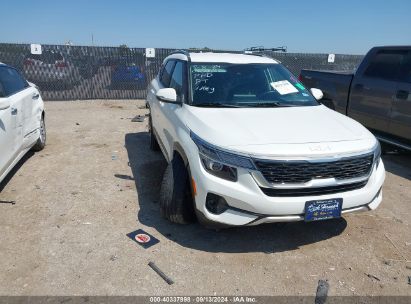 2022 KIA SELTOS S White  Gasoline KNDEU2AA9N7260280 photo #1