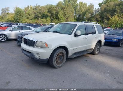 2004 LINCOLN AVIATOR White  Gasoline 1LNFM97V5WY634981 photo #3