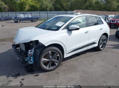 2023 AUDI Q4 E-TRON PRESTIGE 50 QUATTRO White  Electric WA1M2BFZXPP074552 photo #3